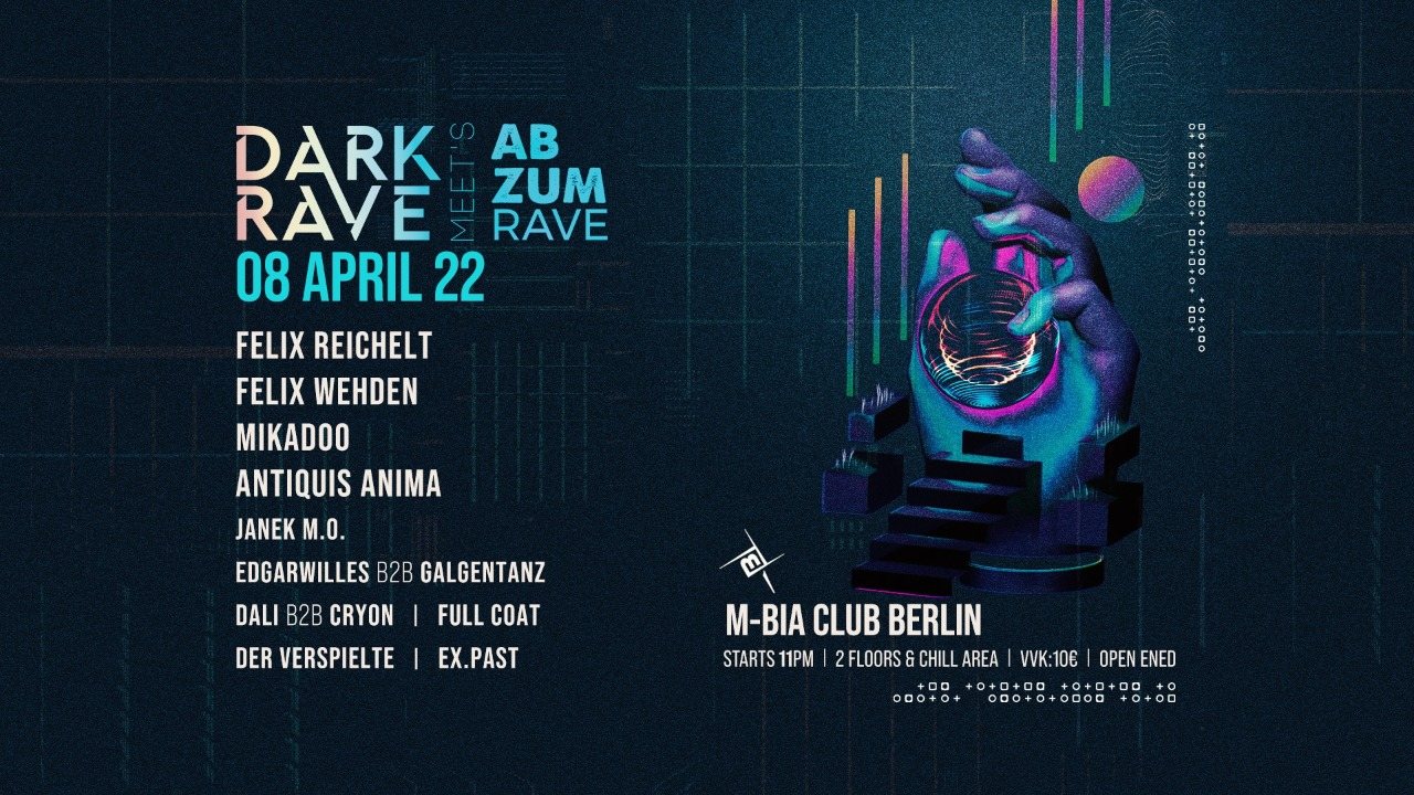 Dark Rave meets Ab zum Rave · 8 Apr '22, 23:00