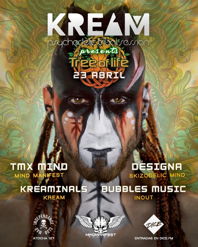 KREAM presents Tree Of Life · 23 Apr '22, 23:30