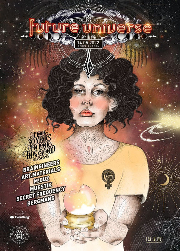 FUTURE UNIVERSE w/ Braingineers, Art.Materials, Muestik, M!GUZ and more · 14 May '22, 22:00