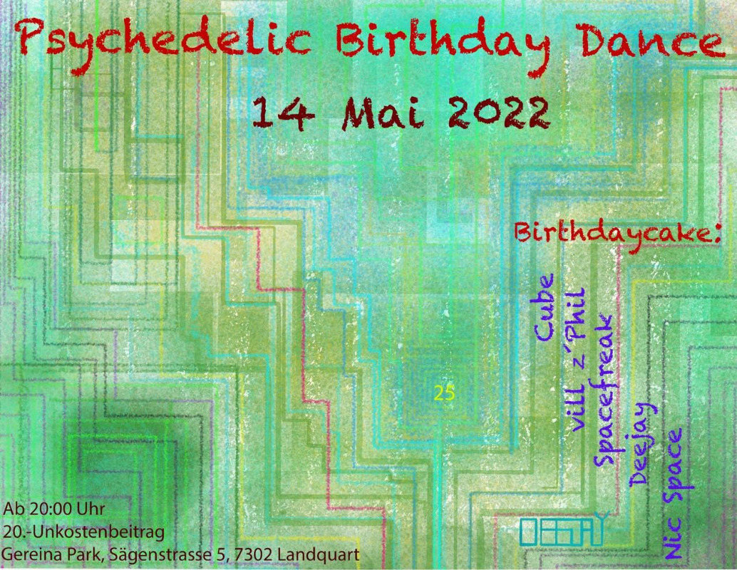 Psychedelic Birthday Dance · 14 May '22, 20:00