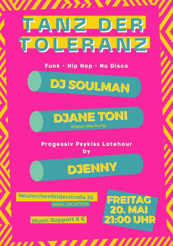 Tanz der Toleranz · 20 May '22, 21:00