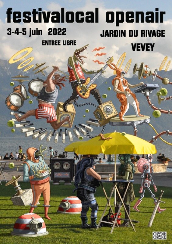 Party Flyer Festivalocal 2022 / Openair Free Psy ॐ Live Bands 3 Jun '22, 13:00