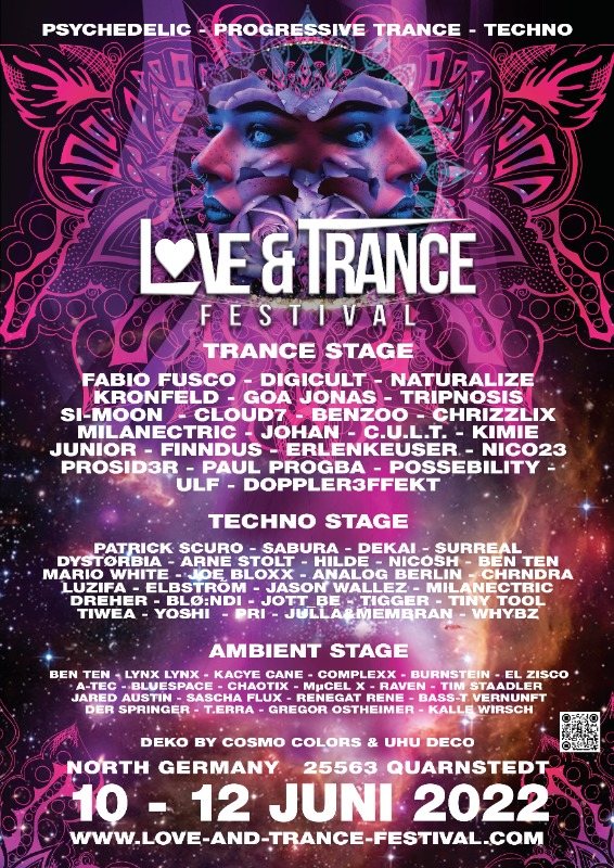 Love and Trance Festival 2022 · 10 Jun 2022 · Hamburg (Germany) · goabase ॐ  parties and people