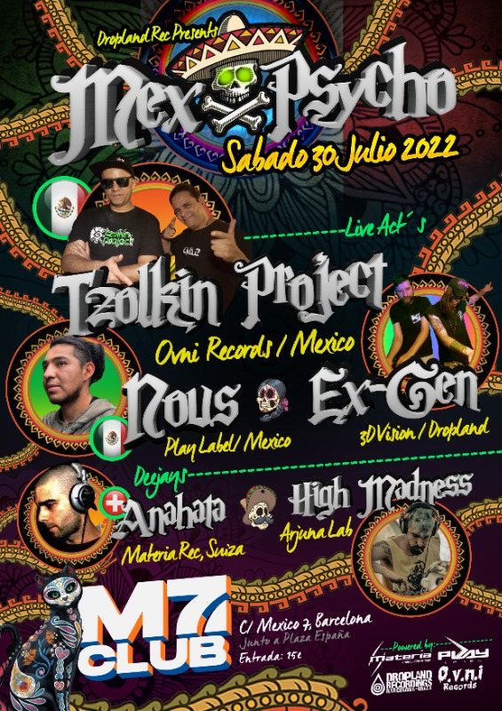 MexPsycho by Dropland / Tzolkin Project + Nous · 30 Jul '22, 23:30