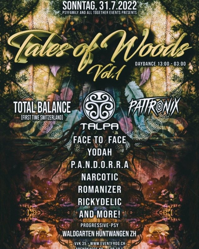 Tales of Woods · 30 Jul '22, 13:00