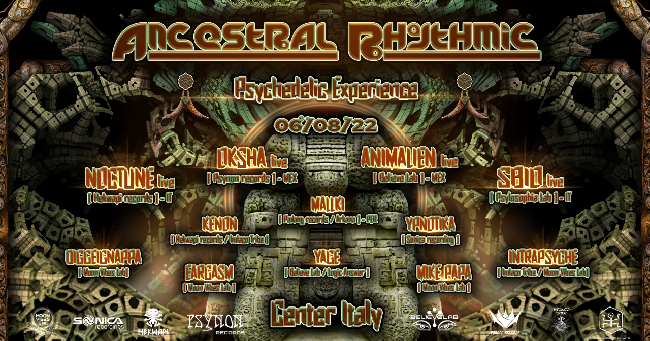 ANCESTRAL RHYTHMIC- Open air · 6 Aug '22, 22:00