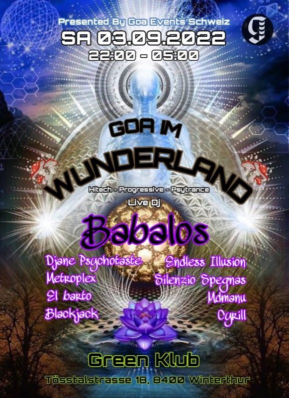 Goa Im Wunderland · 3 Sep '22, 22:00