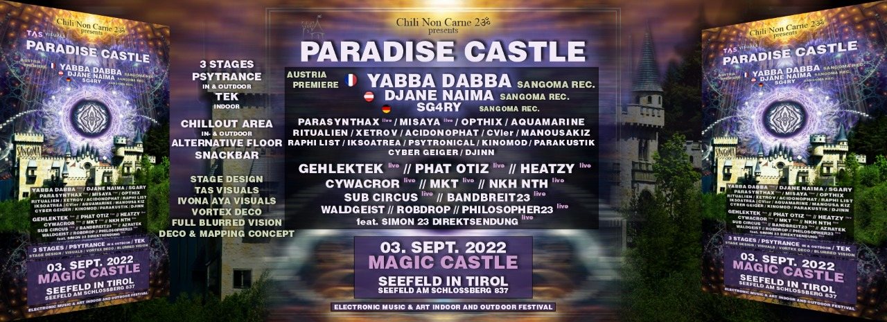 PARADISE CASTLE - MAGIC CASTLE · 3 Sep '22, 14:00