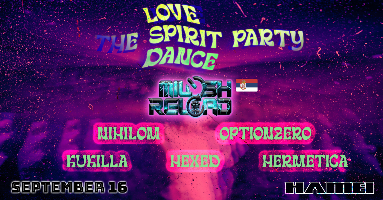 The Love Spirit Dance Party · 16 Sep '22, 22:00