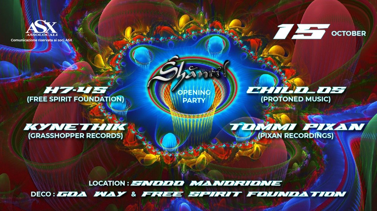 ꧁ Śhānti! Opening party ꧁ · 15 Oct '22, 23:00