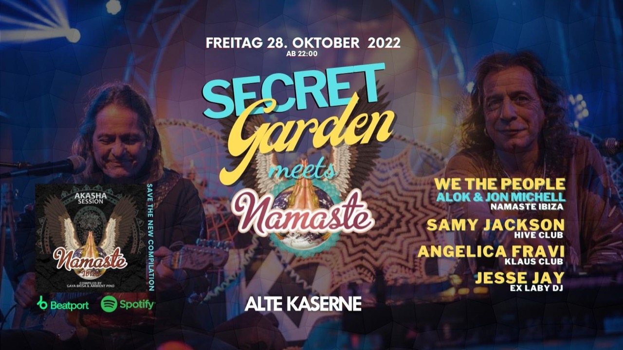 SECRET GARDEN MEETS NAMASTE · 28 Oct '22, 22:00