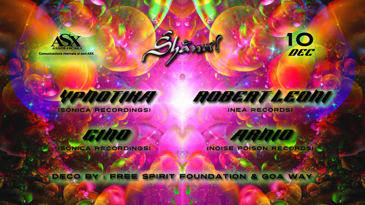 ✭ Śhānti ✭ Christmas Psychedelic Party ☄ · 10 Dec 22, 23:00