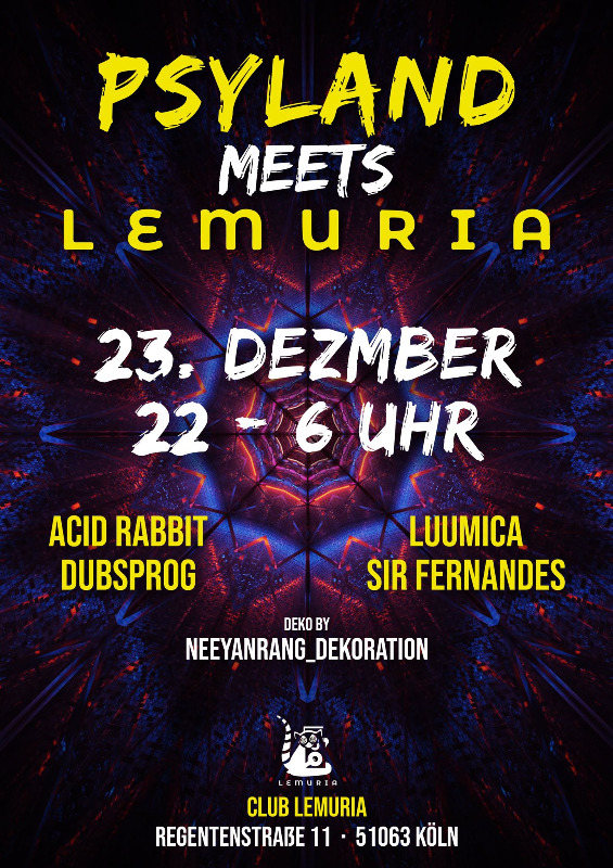 Psyland meets Lemuria · 23 Dec 22, 22:00