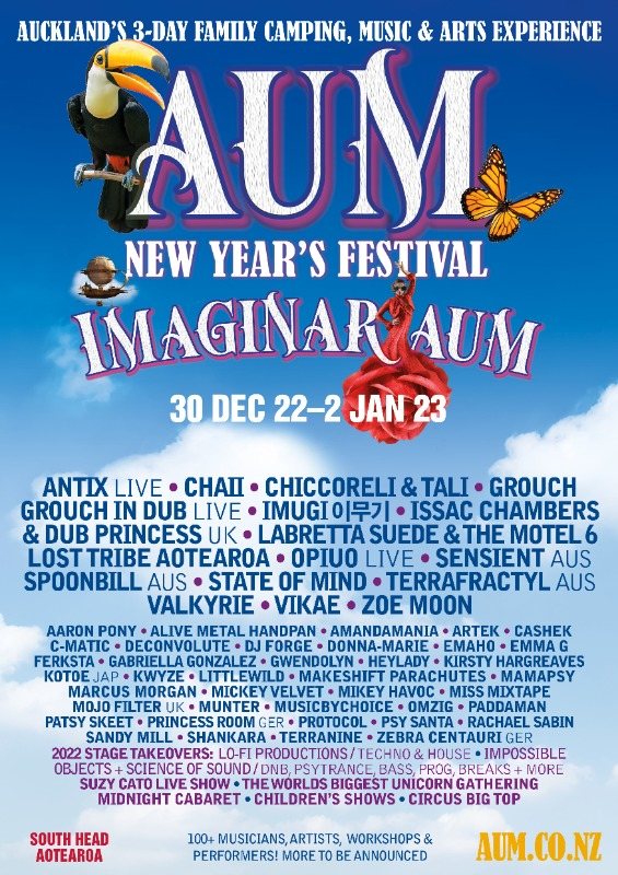 AUM Festival · 30 Dec 2022 · Auckland (New Zealand) · goabase ॐ parties