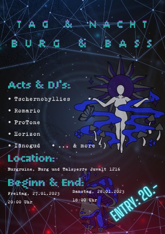 Tag&Nacht Berg&Bass · 27 Jan 23, 20:00