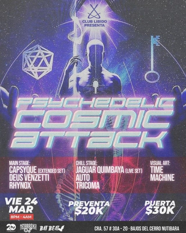 PSYCHEDELIC COSMIC ATTACK · 24 Mar 23, 21:00
