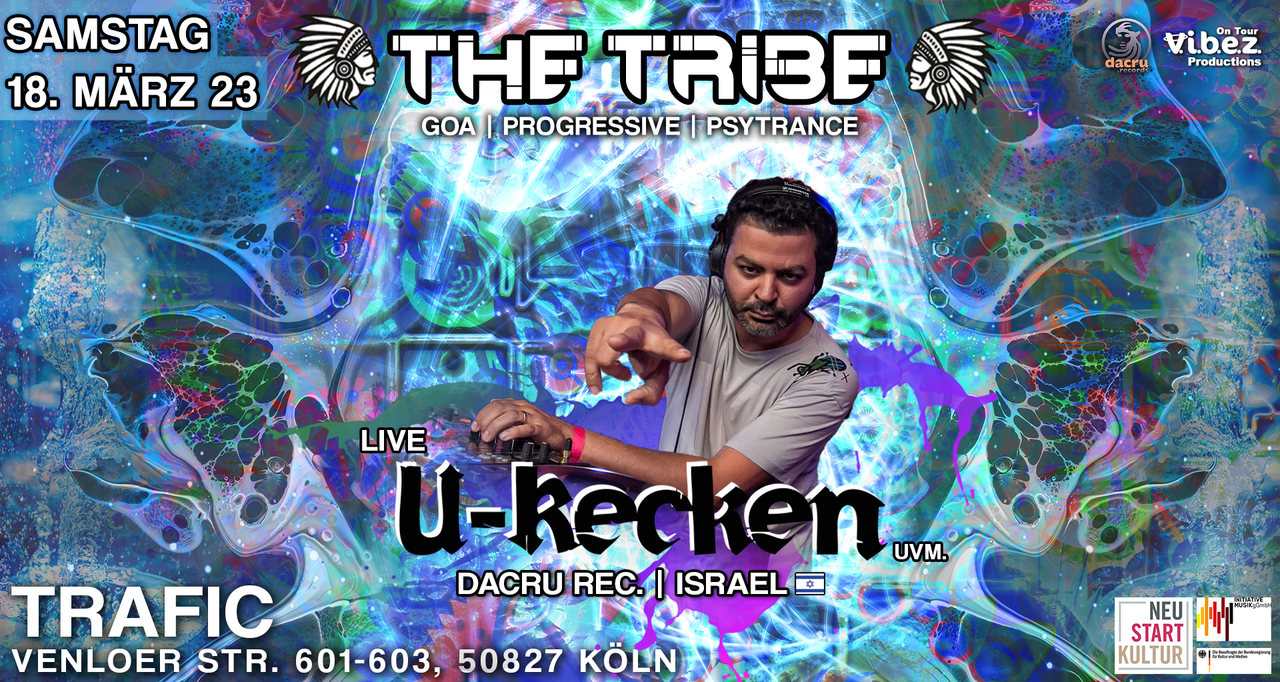 THE TRIBE // Goa // Progressive // Psytrance // U-RECKEN Live // · 18 Mar 23, 23:00