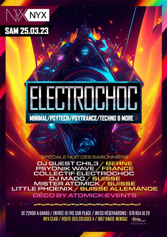 Electrochoc · 25 Mar 23, 22:00