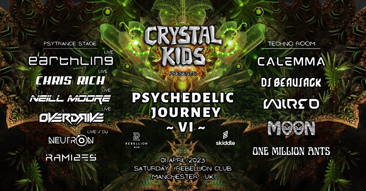 Crystal Kids: Psychedelic Journey VI · 1 Apr 23, 22:00