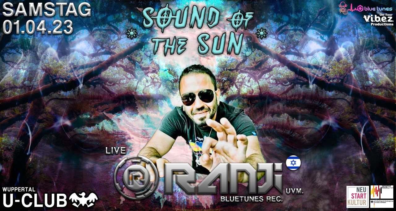 SOUND of the SUN // Progressive & Psychedelic Trance Gathering // RANJI Live · 1 Apr 23, 23:00