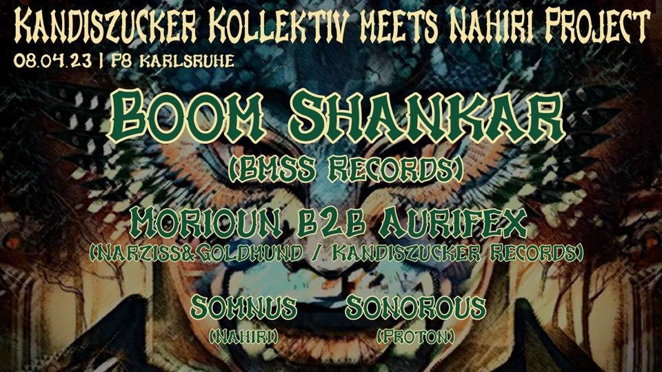 Kandiszucker meets Nahiri Project w/ Boom Shankar · 8 Apr 23, 21:00
