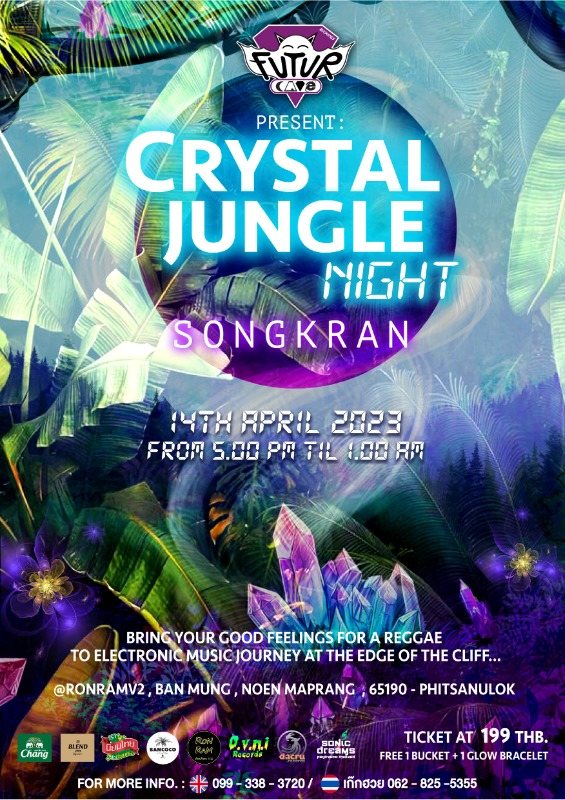 CRYSTAL JUNGLE NIGHT · 14 Apr 23, 18:00