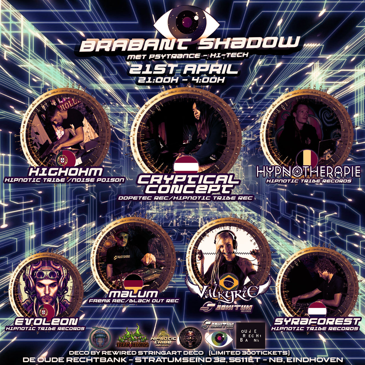 BRABANT SHADOW 👾 met PsyTrance - Hi-Tech · 21 Apr 23, 21:00