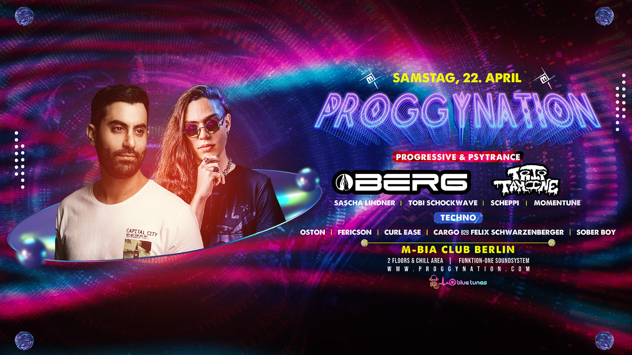 Proggynation w/ Berg & TripTamine · 22 Apr 23, 23:00