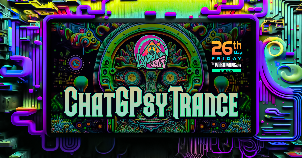 Psychedelic Gaff #31 ChatGPsyTrance w/ Delirium Tremens · 26 May 23, 23:30