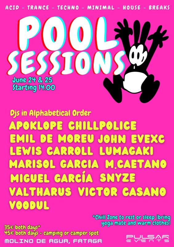 Pool Sessions · 24 Jun 23, 14:00