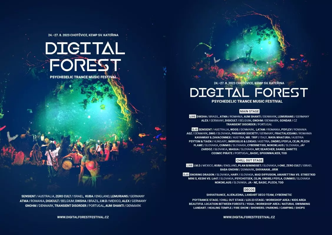 Digital Forest - Psychedelic Trance Music 2023 · 24 ago. 2023 · Chotěvice (República Checa) · goabase ॐ parties and people