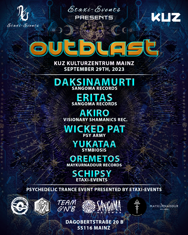OUTBLAST - Daksinamurti — Eritas — Akiro · 29 Sep 23, 21:30