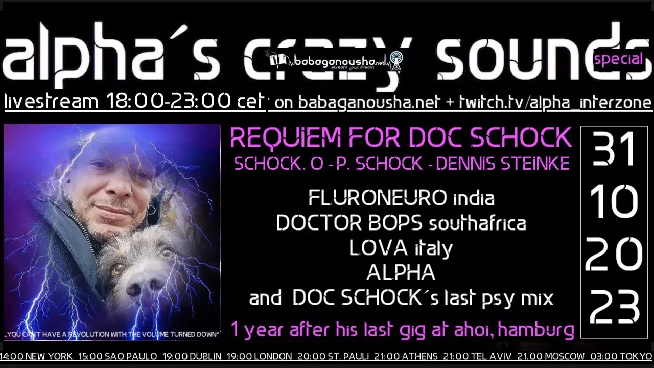 REQUIEM FOR DOC SCHOCK feat FLURONEURO, DOCTOR BOPS, LOVA, ALPHA