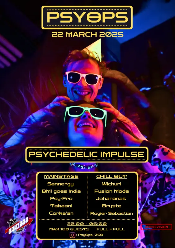 PsyOps: Psychedelic Impulse · 22 Mar 2025 · Groningen (Netherlands