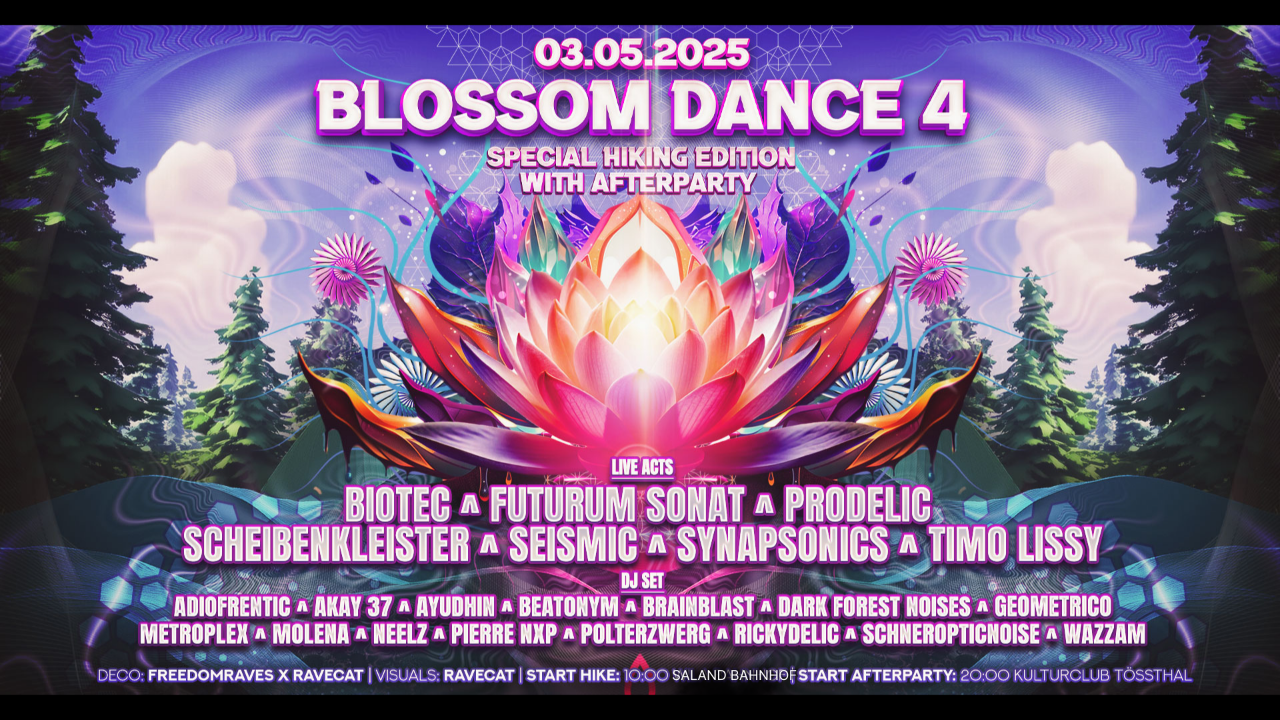 Blossomdance 4 Special Hiking Edition · 03.05.2025 · Turbenthal