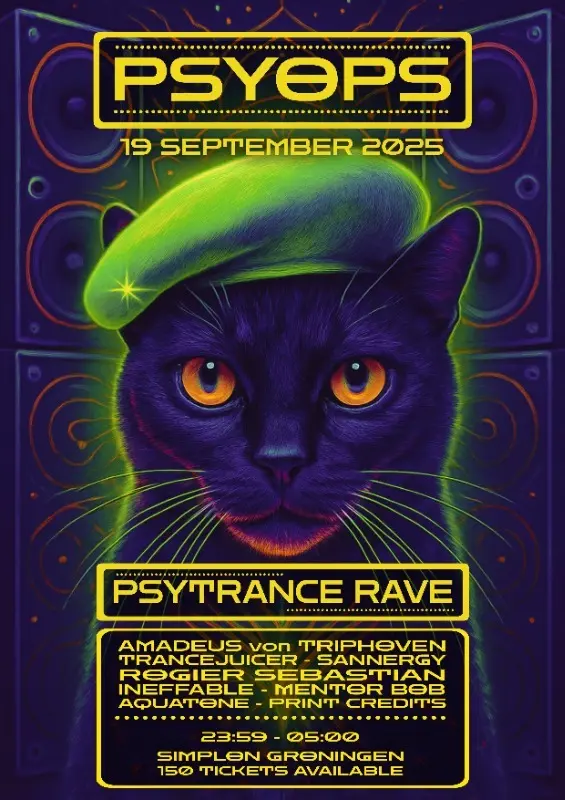 PsyOps Psytrance Rave · 19 Sept 2025 · Groningen (Netherlands