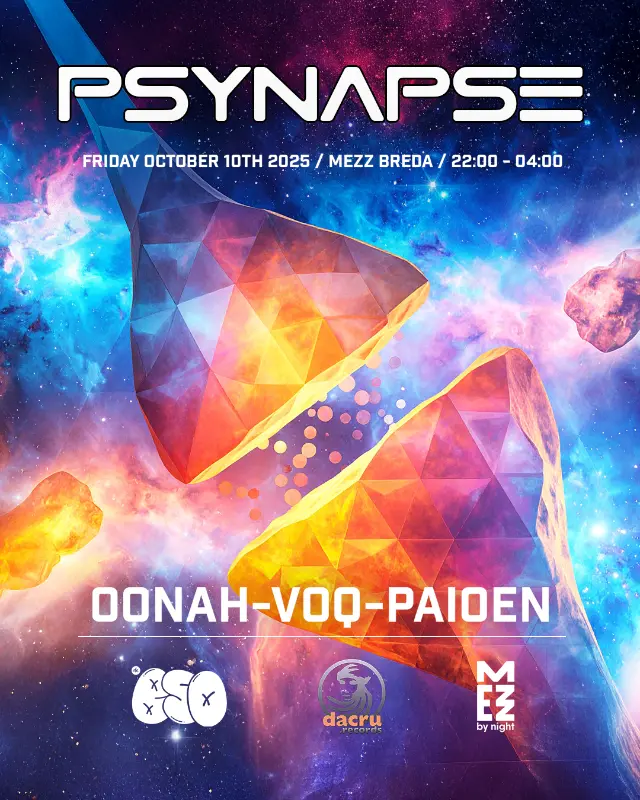 Psynapse · 10 Oct 2025 · Breda (Netherlands) · goabase ॐ parties