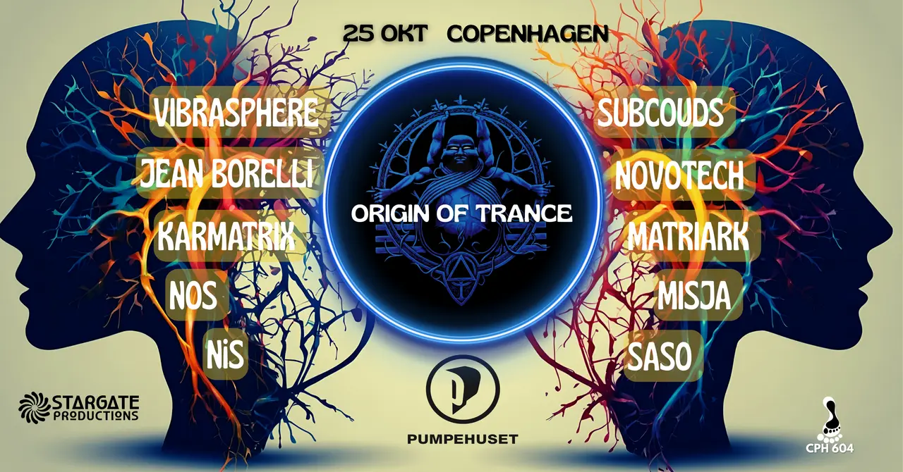 PSYCHEDELIC PORTAL - ORIGIN OF TRANCE RAVE INCOPENHAGEN · 25 Oct