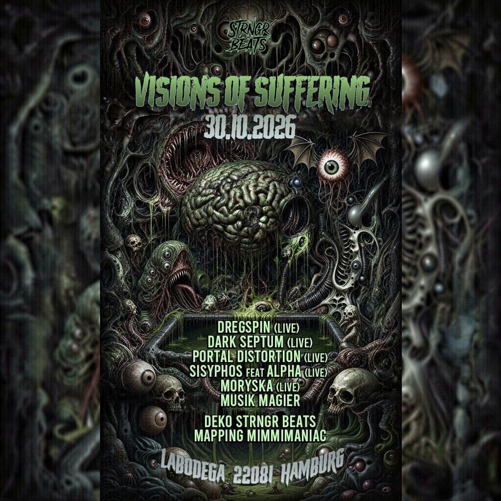 Flyer of Visions Of Suffering