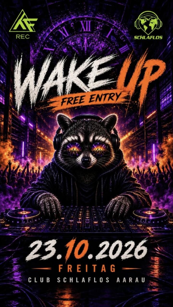 Flyer of WAKE UP – DEEP AUTUMN EDITION