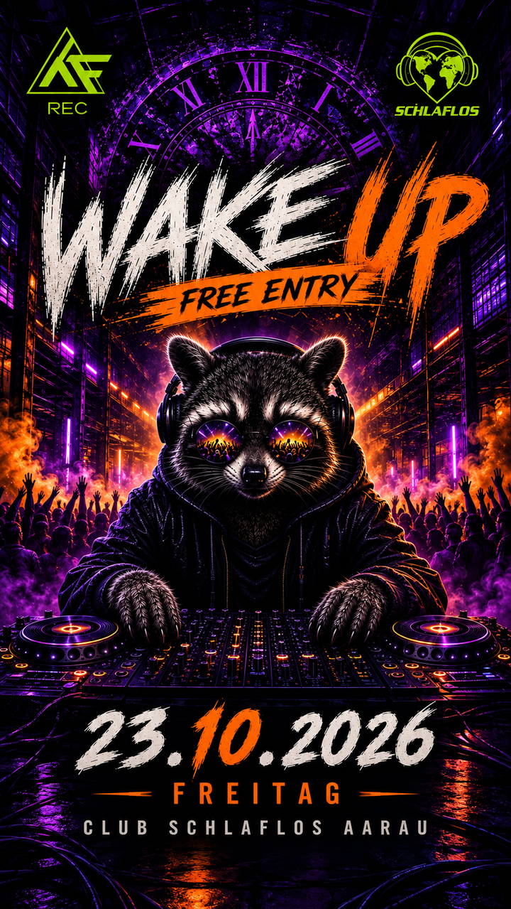 Flyer of Wake UP Free Entry