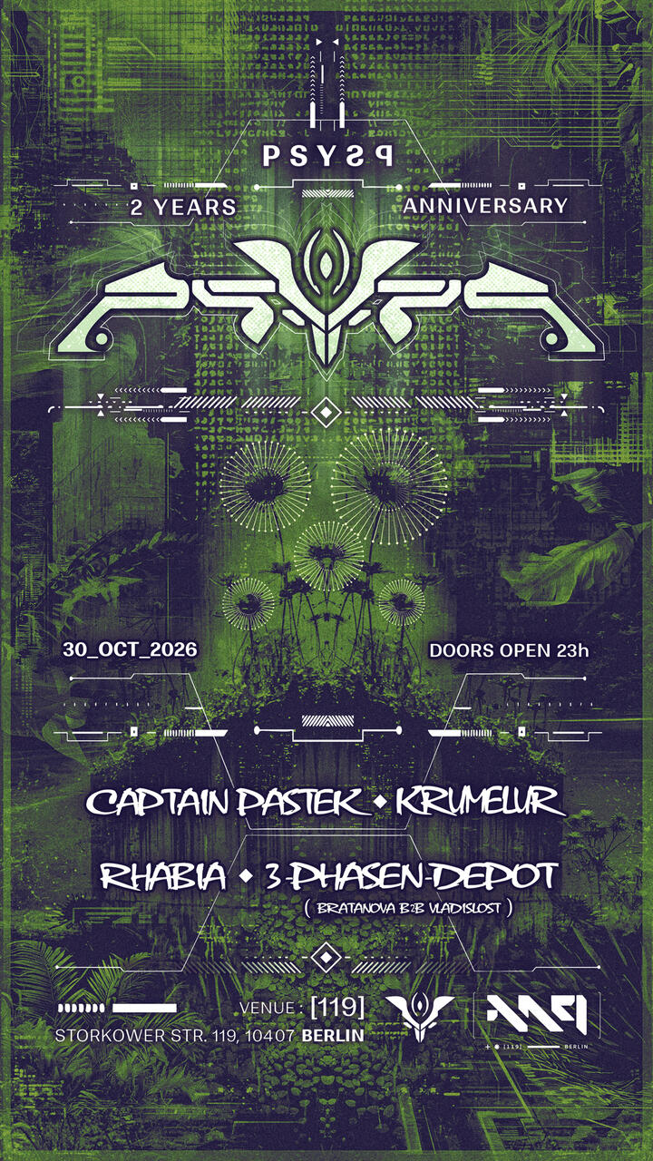 Flyer of 2 years psYƨq