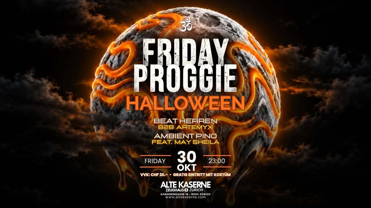 Flyer of FRIDAY PROGGIE HALLOWEEN