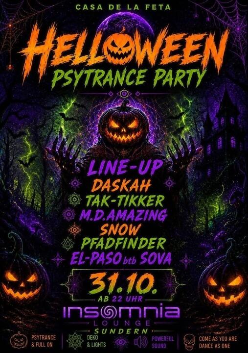 Flyer of Casa de La FeTa Helloween Special