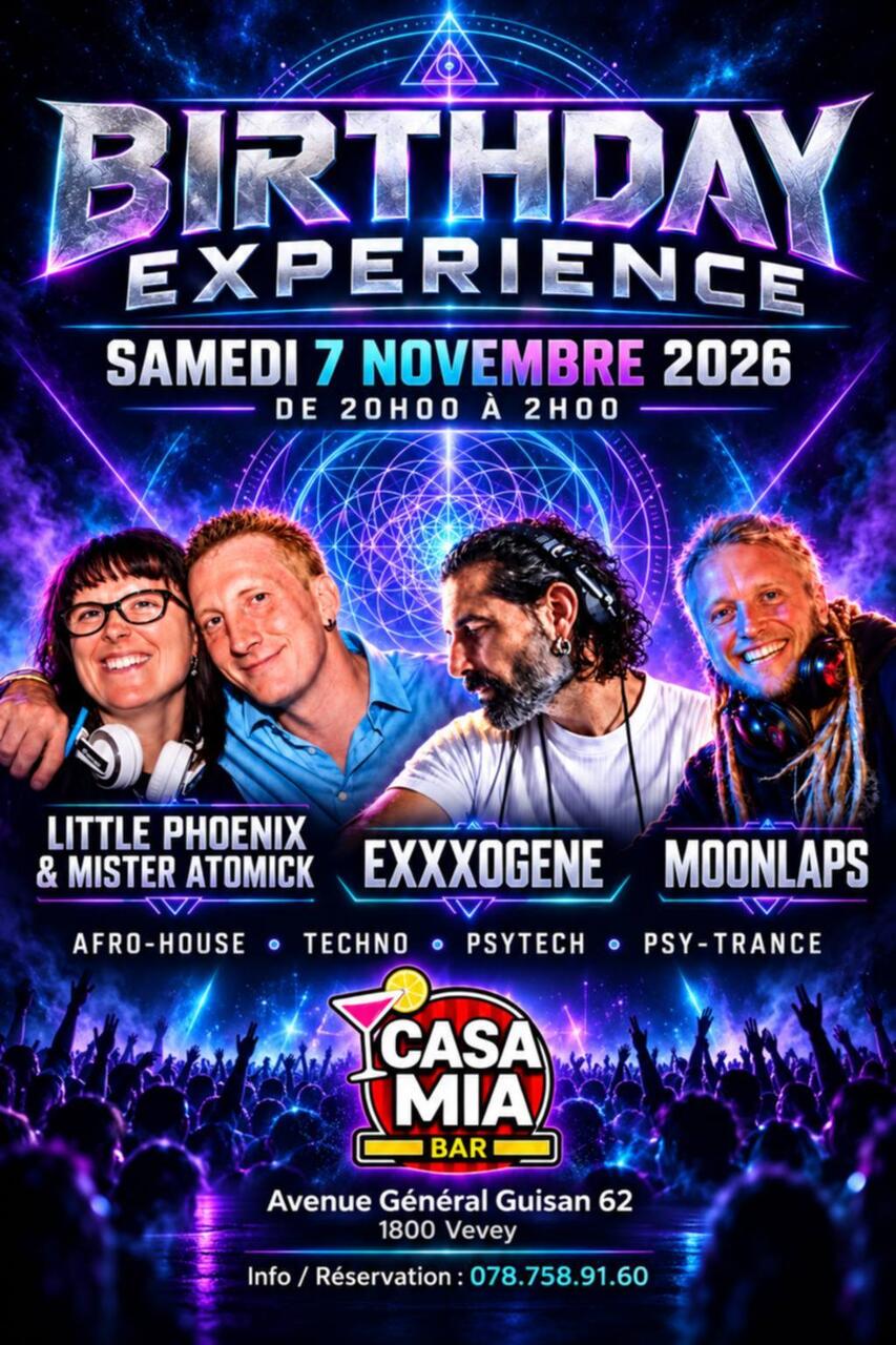 Flyer of BIRTHDAY EXPERIENCE