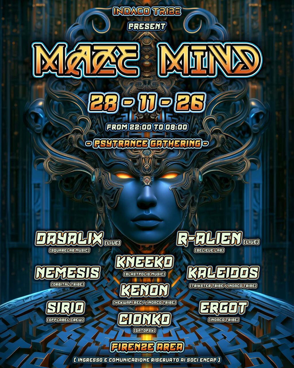 Flyer of MAZE MIND
