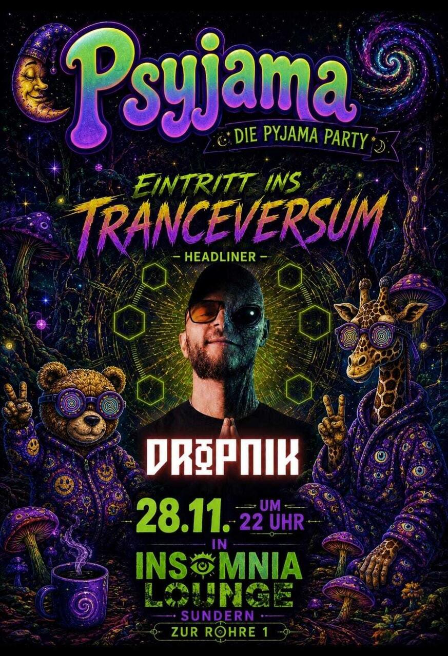 Flyer of Psyjama (mit Dropnik)