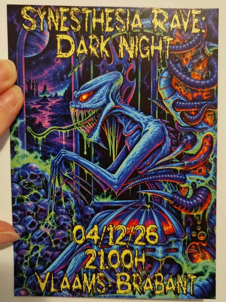 Flyer of ‍ SYNESTHESIA RAVE: DARK EDITION‍