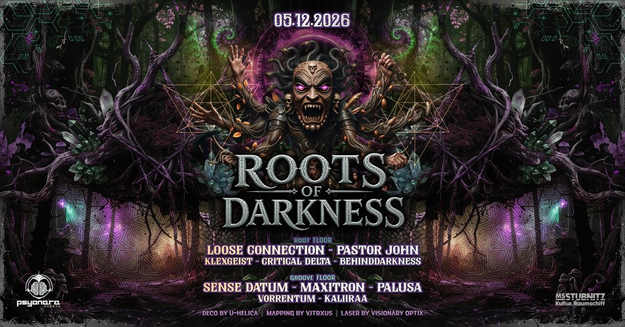 Flyer of Roots of Darkness - Pastor John & Loose Connection