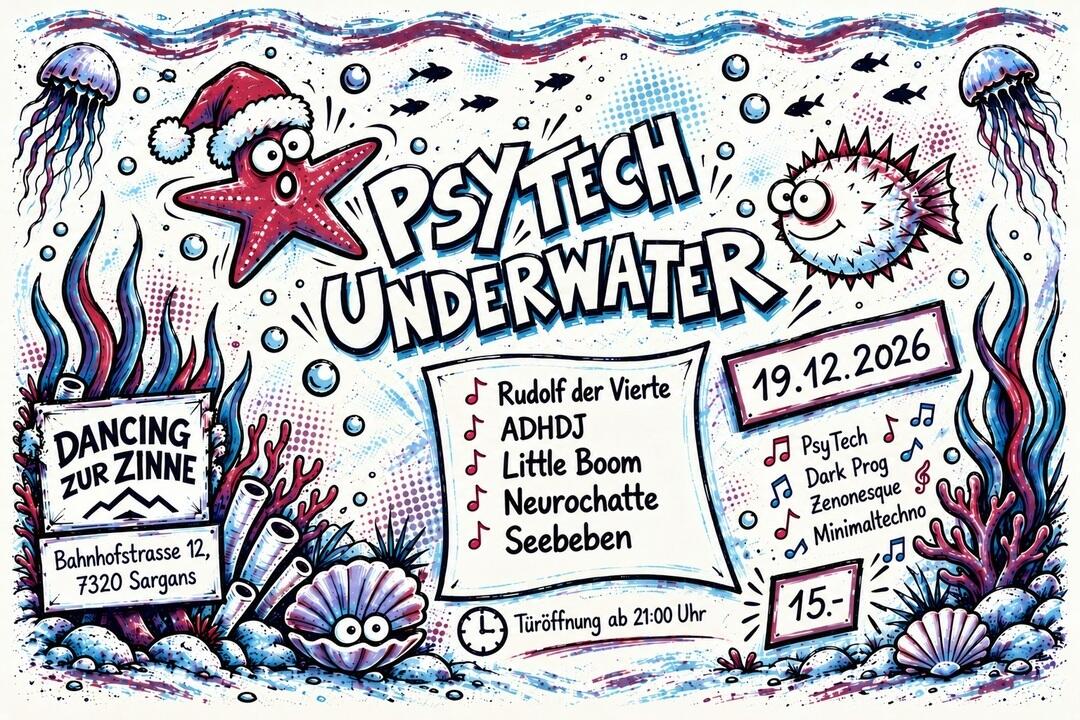 Flyer of Psytech Underwater